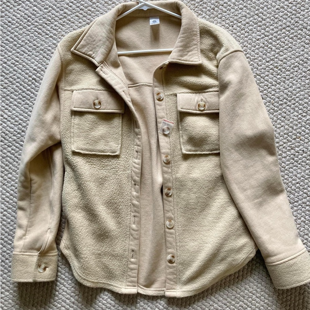 Senita Rin Shacket - Oatmeal color, M/L size